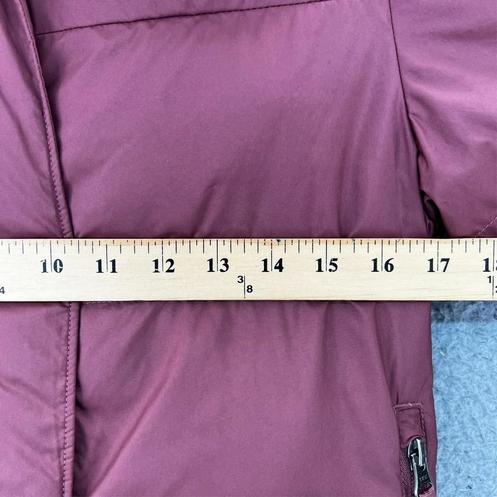The North Face‎ Girls Down Jacket Hoodie Fleece Pink Size Large Full Zip